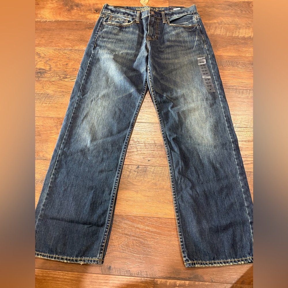 American eagle loose Men's Blue Denim Jeans 30x30
